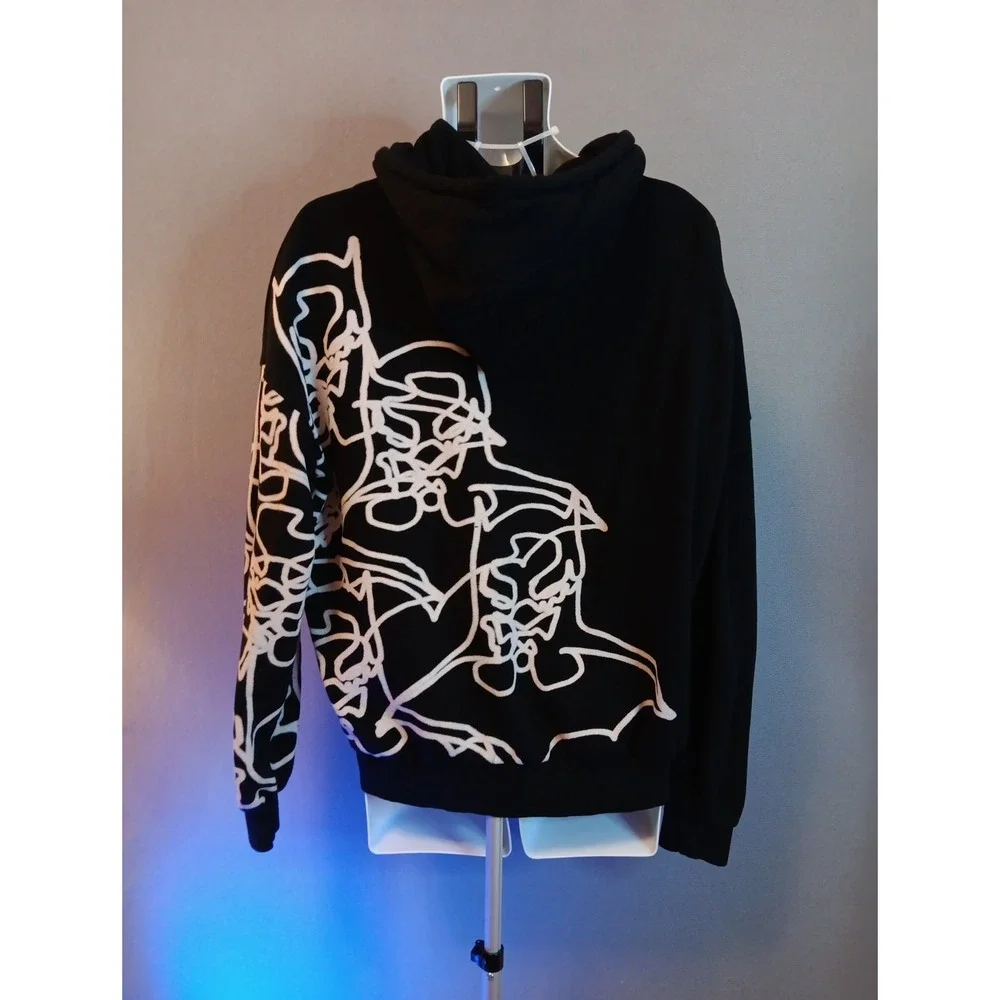 RARE Eleven Paris X Batman Medium Cotton Hoodie Abstract Art Size M - Picture 5 of 7